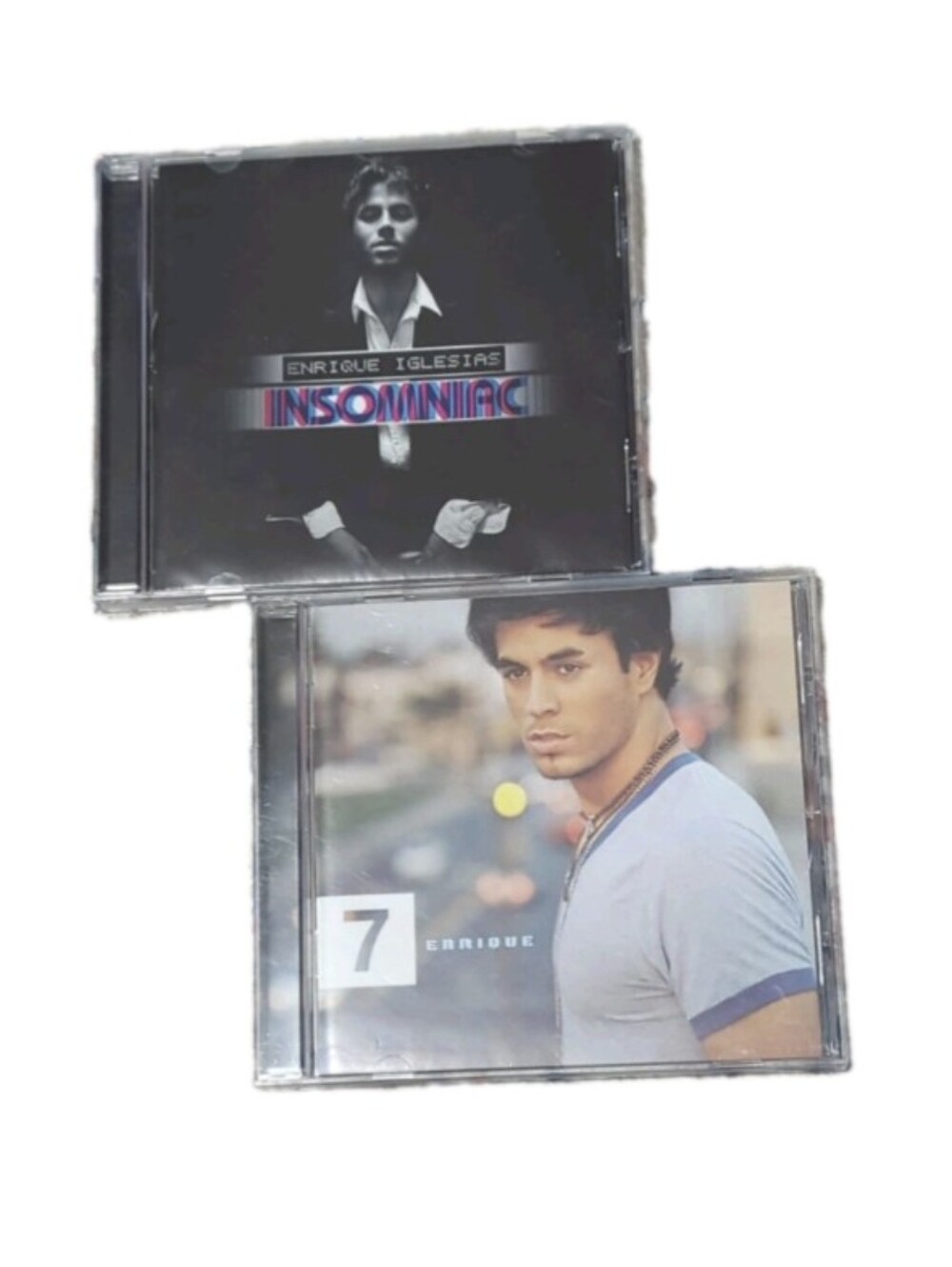Enrique Iglesias 2 CD Lot Enrique 7 & Insomniac Latin Pop Collection Mint